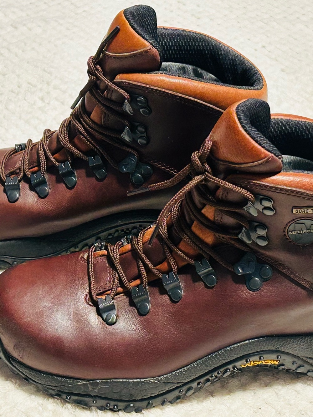 Merrell Gore-Tex Chameleon leather hiking boots 50696 Women’s Size 8 - Picture 2 of 9